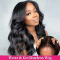 Glueless Wigs Human Hair HD Body Wave Lace
